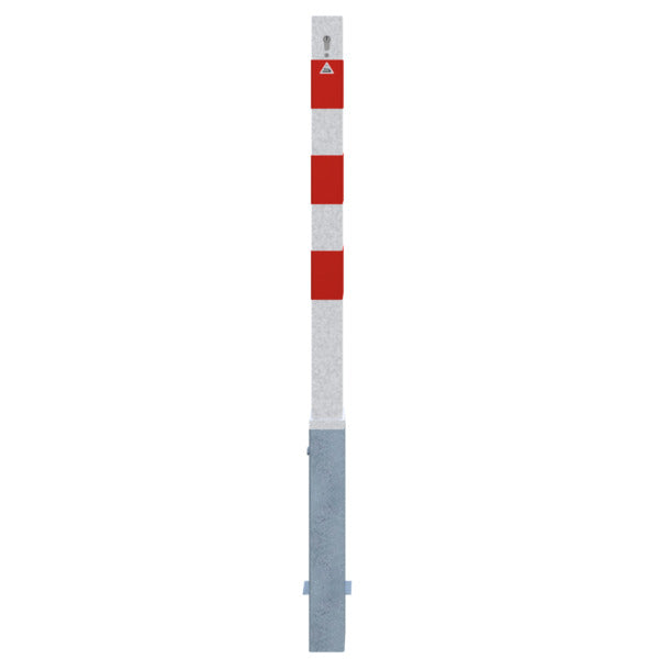 Absperrpfosten 70 x 70 mm herausnehmbar mit Profilzylinderschloss