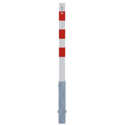 Absperrpfosten 70 x 70 mm herausnehmbar mit Profilzylinderschloss