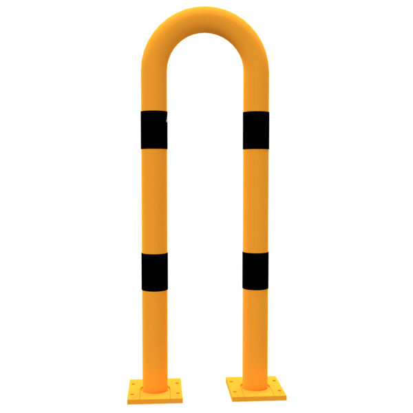 Rammschutzbügel Stahlrohr Ø 76 x 2,6 mm abnehmbar