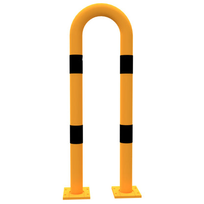 Rammschutzbügel Stahlrohr Ø 76 x 2,6 mm abnehmbar