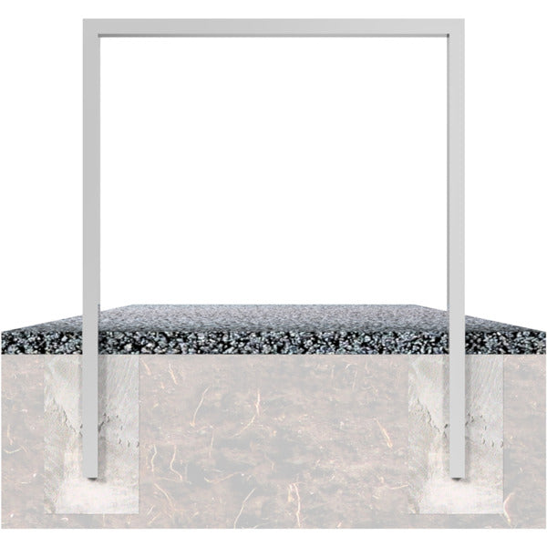 Anlehnbügel aus Stahlrohr 60 x 40 mm