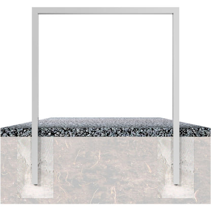 Anlehnbügel aus Stahlrohr 60 x 40 mm