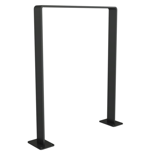 Anlehnbügel aus Flachstahl 70 x 10 mm