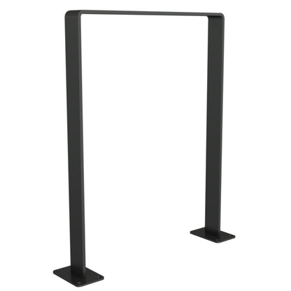 Anlehnbügel aus Flachstahl 70 x 10 mm