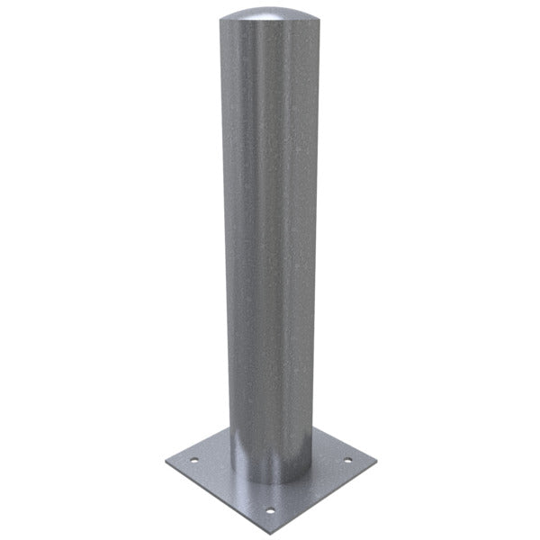Absperrpoller Stahlrohr Ø 193 x 3,6 mm ortsfest für Dübelbefestigung