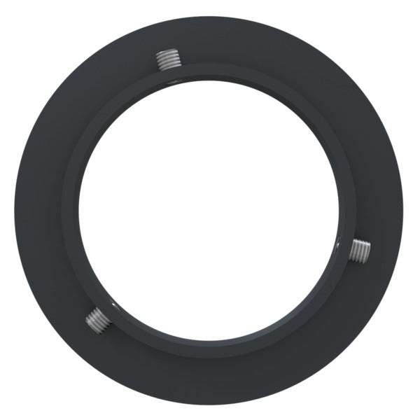 Bodenrosette für 89 mm Pfosten, beschichtet DB 703