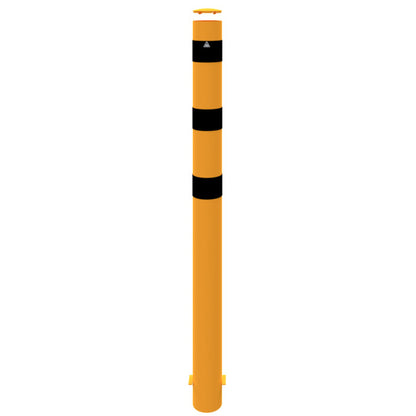 Absperrpoller Stahlrohr Ø 152 x 3,2 mm gelb / schwarz