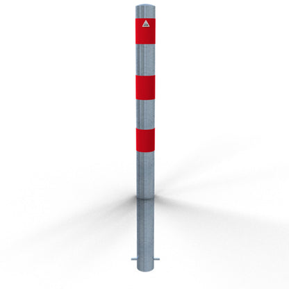 Absperrpoller als E-Ladesäulenschutz