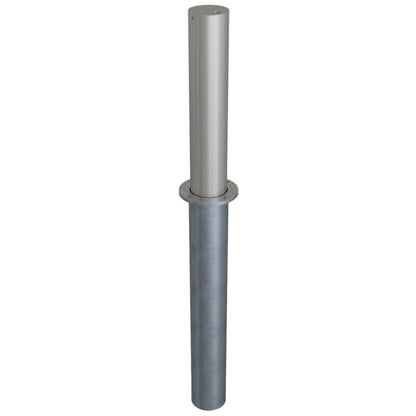 voll-versenkbarer Edelstahlpfosten Ø 154 mm