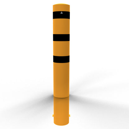 Absperrpoller Stahlrohr Ø 273 x 5 mm gelb / schwarz