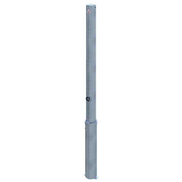 Absperrpfosten Stahlrohr Ø 76 x 2,6 mm herausnehmbar mit Dreikantverschluss