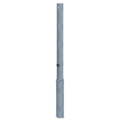 Absperrpfosten Stahlrohr Ø 76 x 2,6 mm herausnehmbar mit Dreikantverschluss