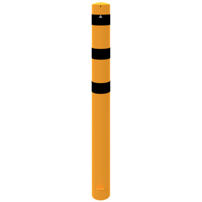 Absperrpoller Stahlrohr Ø 193 x 3,6 mm gelb / schwarz
