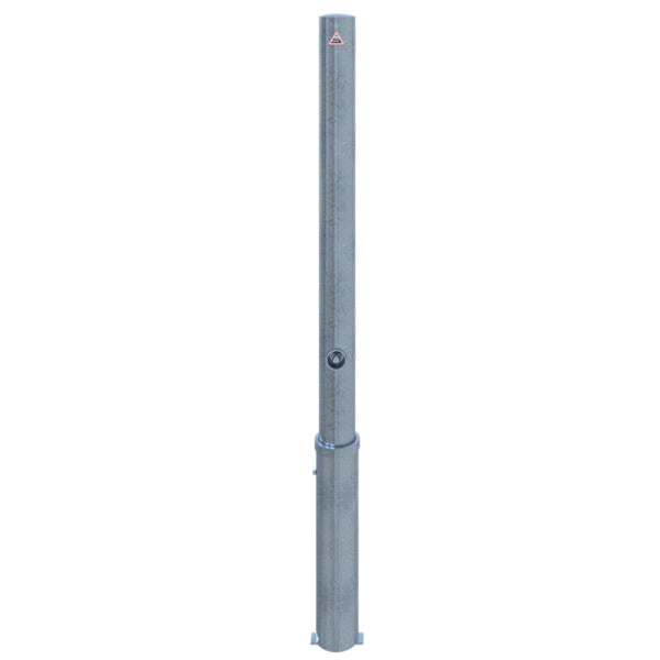 Absperrpfosten Stahlrohr Ø 76 x 2,6 mm herausnehmbar mit Dreikantverschluss