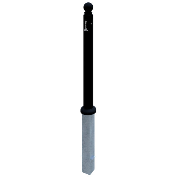 Absperr-Stilpfosten Serie 485B Ø 82 mm