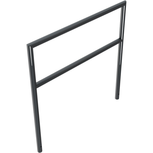 Anlehnbügel aus Stahlrohr Ø 48 x 2,5 mm