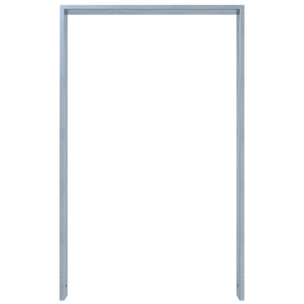 Ahnlehnbügel aus Stahlrohr 80 x 20 mm