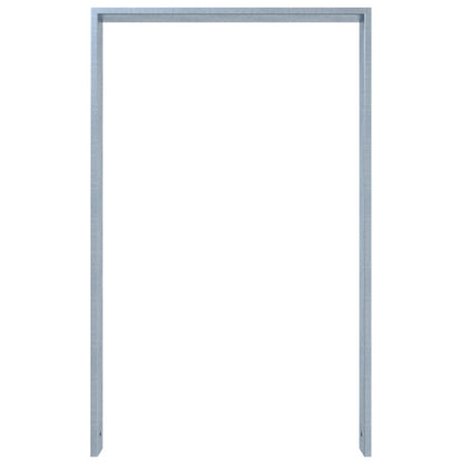 Ahnlehnbügel aus Stahlrohr 80 x 20 mm