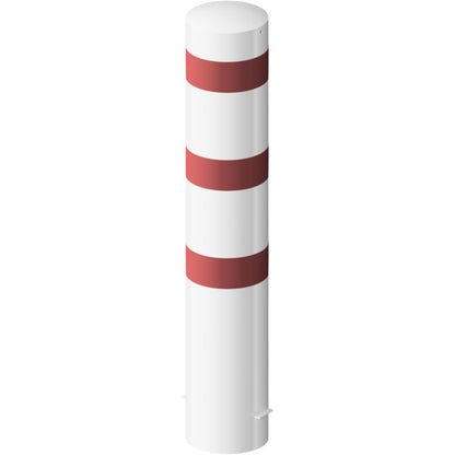 Absperrpoller Stahlrohr Ø 273 x 5 mm ortsfest zum Einbetonieren