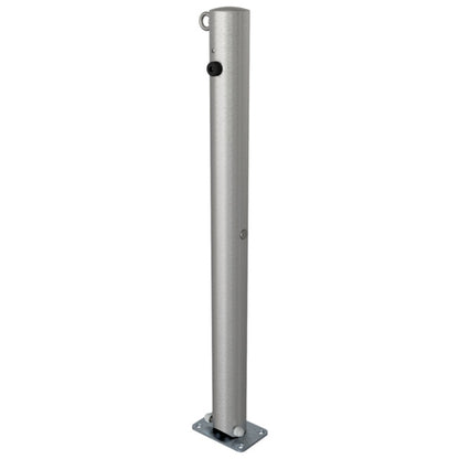 Edelstahlpfosten Ø 76 mm ohne Ziernut