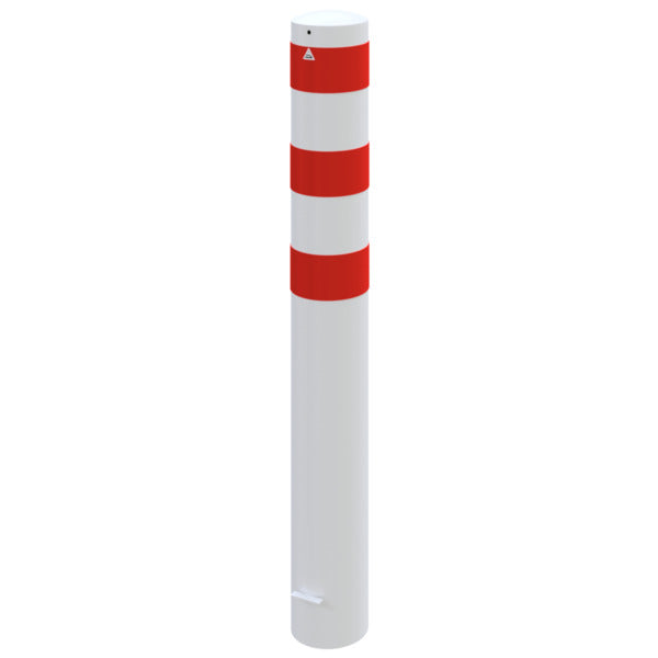 Absperrpoller Stahlrohr Ø 193 x 3,6 mm ortsfest zum Einbetonieren