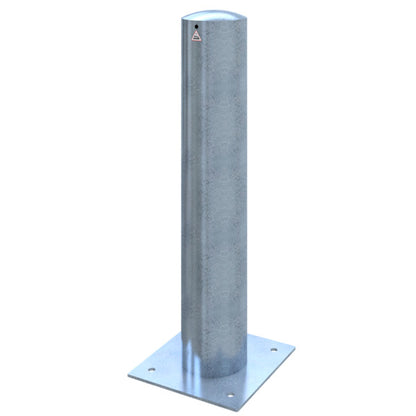 Absperrpoller Stahlrohr Ø 193 x 3,6 mm ortsfest für Dübelbefestigung