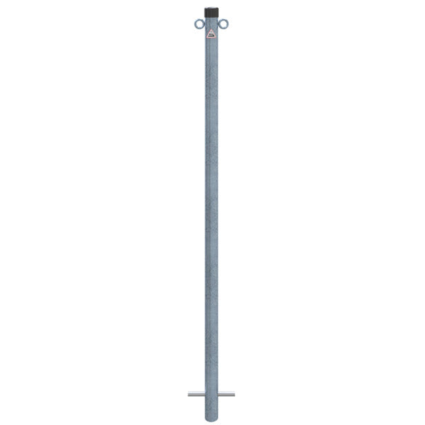 Absperrpfosten Stahlrohr Ø 42 x 2,5 mm ortsfest zum Einbetonieren