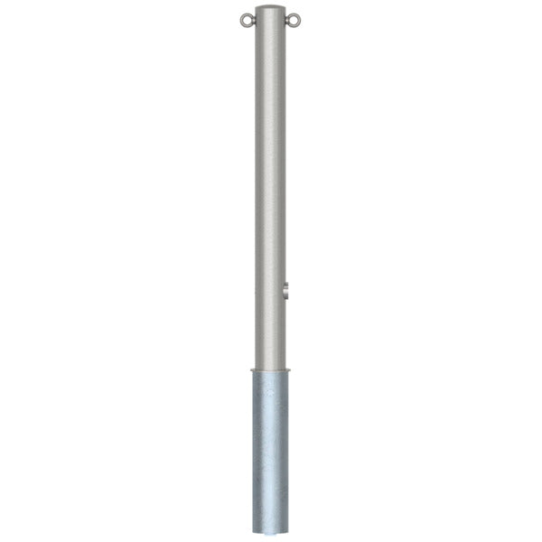 Edelstahlpfosten Ø 76 mm ohne Ziernut