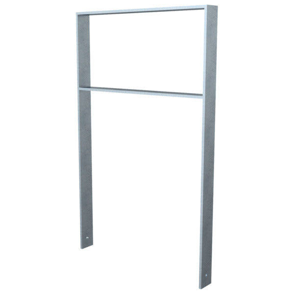 Anlehnbügel aus Flachstahl 80 x 12 mm