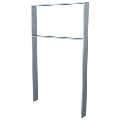 Anlehnbügel aus Flachstahl 80 x 12 mm
