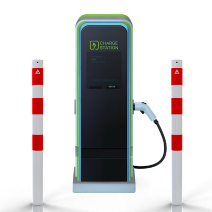 Absperrpfosten als E-Ladesäulenschutz
