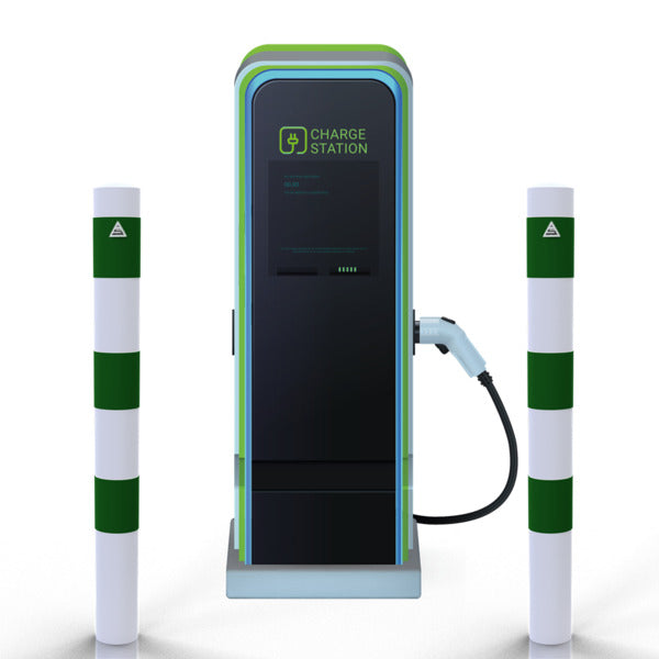 Absperrpoller als E-Ladesäulenschutz