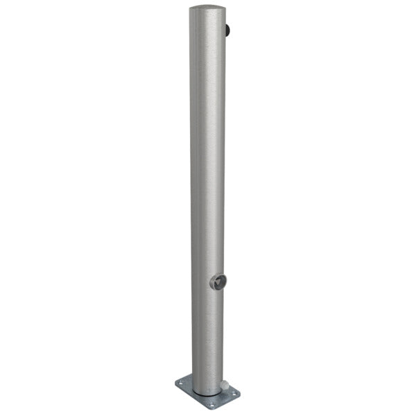 Edelstahlpfosten Ø 76 mm ohne Ziernut