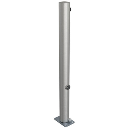 Edelstahlpfosten Ø 76 mm ohne Ziernut