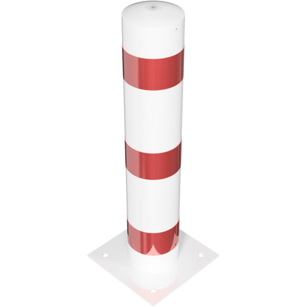 Absperrpoller Stahlrohr Ø 193 x 3,6 mm ortsfest für Dübelbefestigung