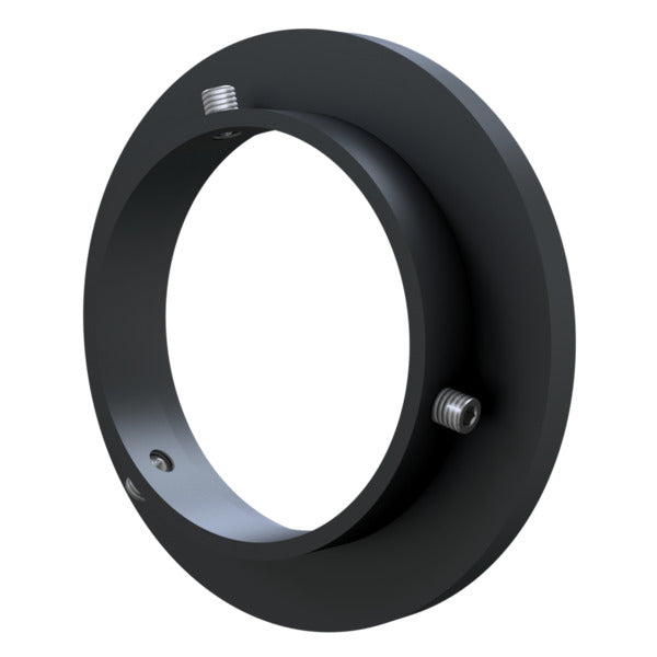 Bodenrosette für 89 mm Pfosten, beschichtet DB 703