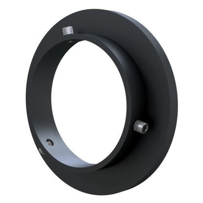 Bodenrosette für 89 mm Pfosten, beschichtet DB 703