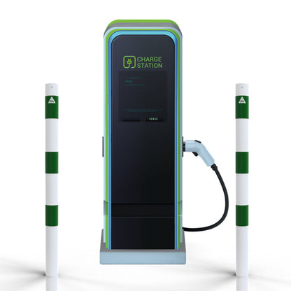 Absperrpfosten als E-Ladesäulenschutz