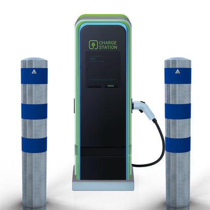 Rammschutzpoller als E-Ladesäulenschutz