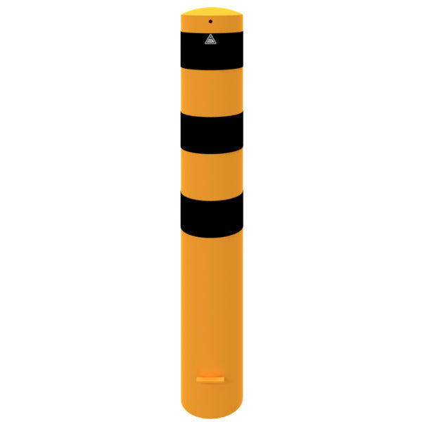 Absperrpoller Stahlrohr Ø 193 x 3,6 mm gelb / schwarz