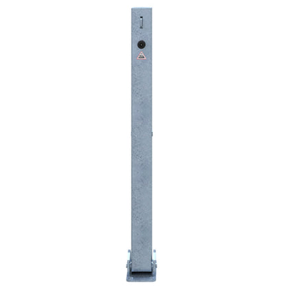 Absperrpfosten 70 x 70 mm umlegbar für Vorhangschloss