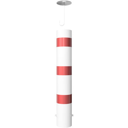 Absperrpoller Stahlrohr Ø 193 x 3,6 mm ortsfest zum Einbetonieren