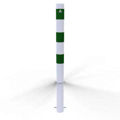 Absperrpoller als E-Ladesäulenschutz
