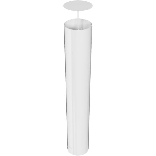 Absperrpoller Stahlrohr Ø 323 x 5 mm ortsfest zum Einbetonieren