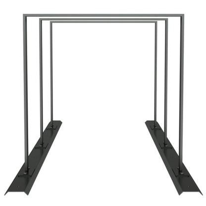 Fahrradanlehnbügel Reihenanlage Stahlrohr 50 x 12 mm