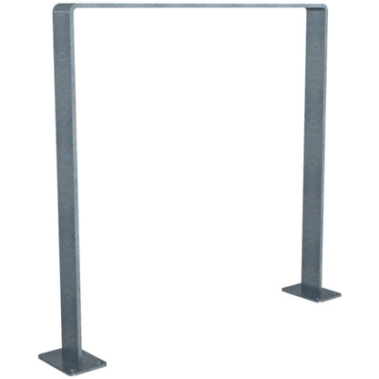 Anlehnbügel aus Flachstahl 70 x 10 mm