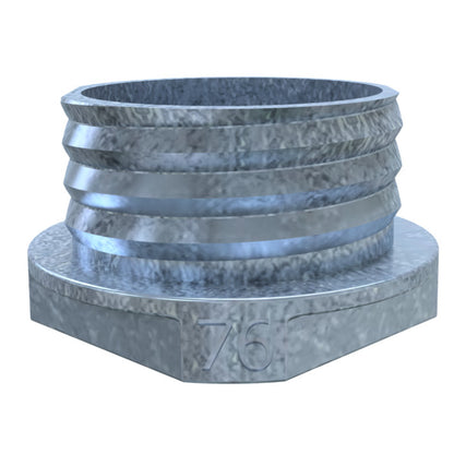 Bodenhülse für Ø 76 mm Rohrpfosten