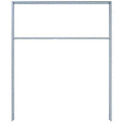 Anlehnbügel aus Flachstahl 80 x 12 mm