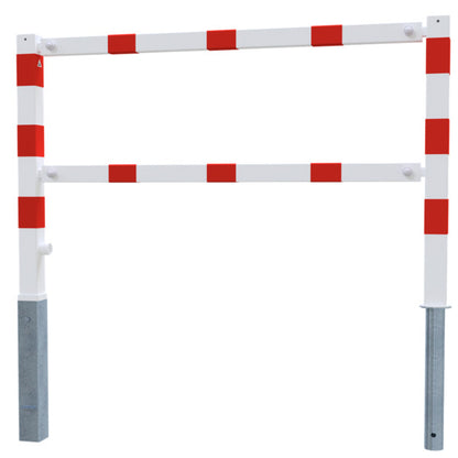 Wegesperren mit Dreikantverschluss schwenkbar mit Ober- und Knieholm