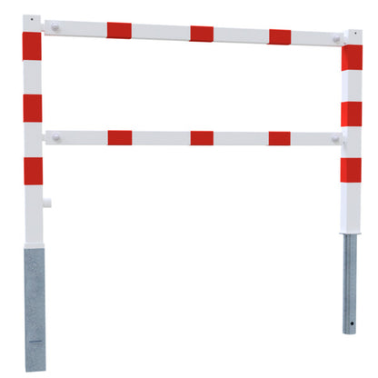 Wegesperren mit Dreikantverschluss schwenkbar mit Ober- und Knieholm